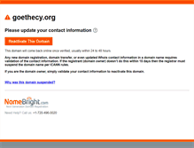 Tablet Screenshot of goethecy.org